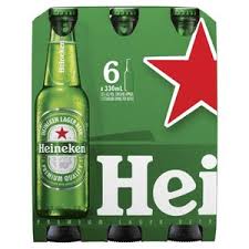 AUS HEINEKEN LAGER BTL 5% 6PK 330ML