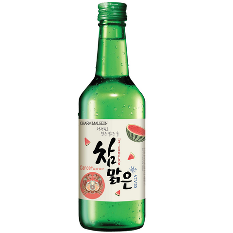 CHARM MALGEUN SOJU WATERMELON 13.5% BOTTLE 360ML