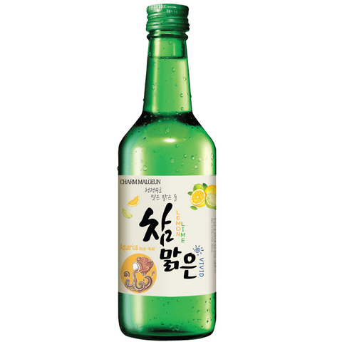 CHARM MALGEUN  SOJU LEMON LIME 13.5% BOTTLE 360ML