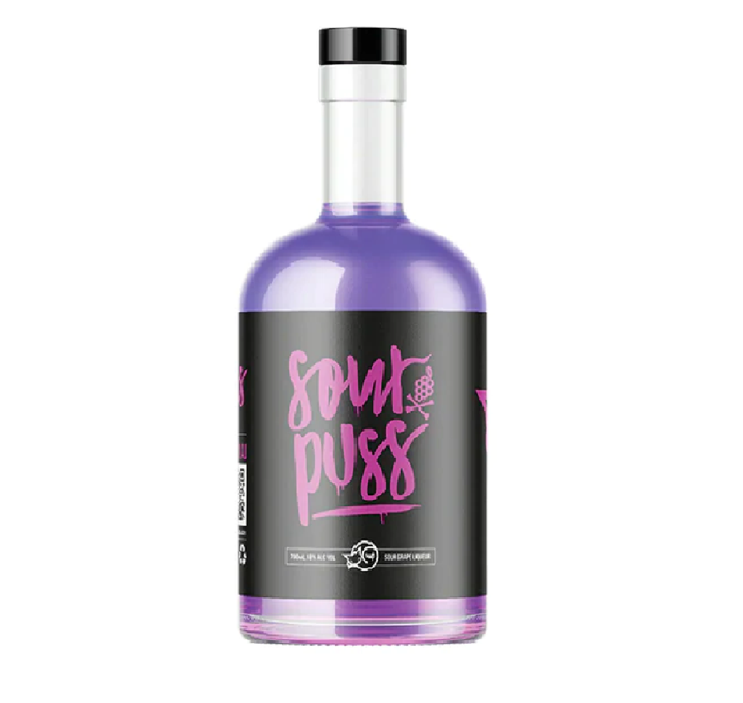 SOUR PUSS GRAPE LIQUEUR 700ML 18%